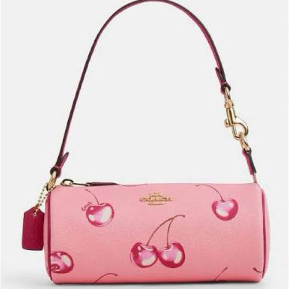 Coach Nolita Barrel Pink Cherry Bag